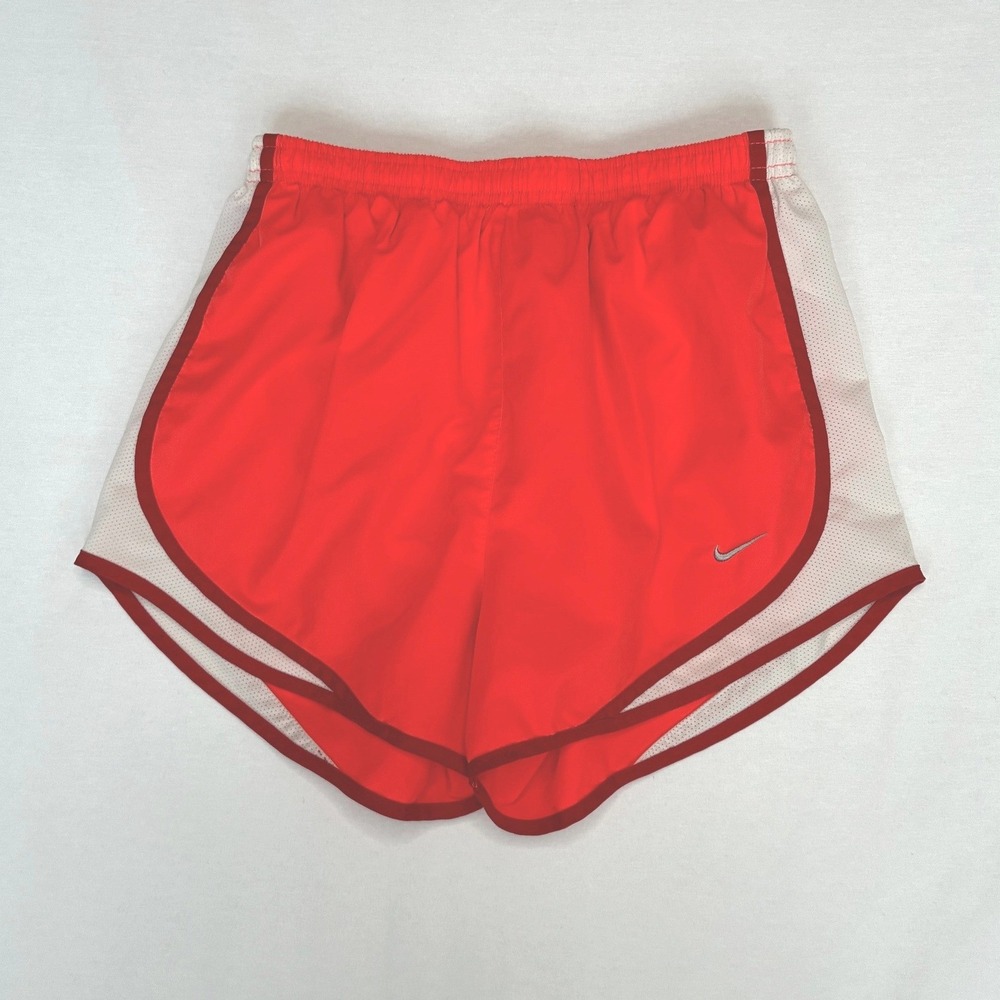 Nike Dri-FIT Tempo Running Shorts Orange Women's Size Small 3 Inch Inseam